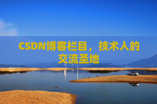 CSDN博客栏目，技术人的交流圣地